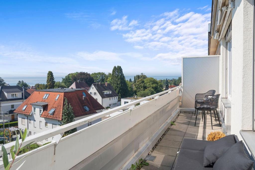 Louises City Penthouse Mit Panorama-Dachterasse Friedrichshafen Bagian luar foto