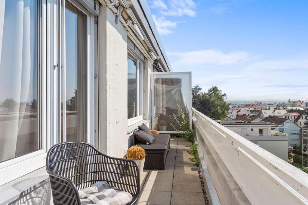 Louises City Penthouse Mit Panorama-Dachterasse Friedrichshafen Bagian luar foto