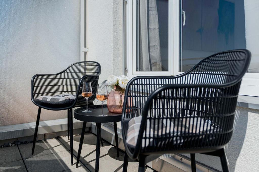 Louises City Penthouse Mit Panorama-Dachterasse Friedrichshafen Bagian luar foto